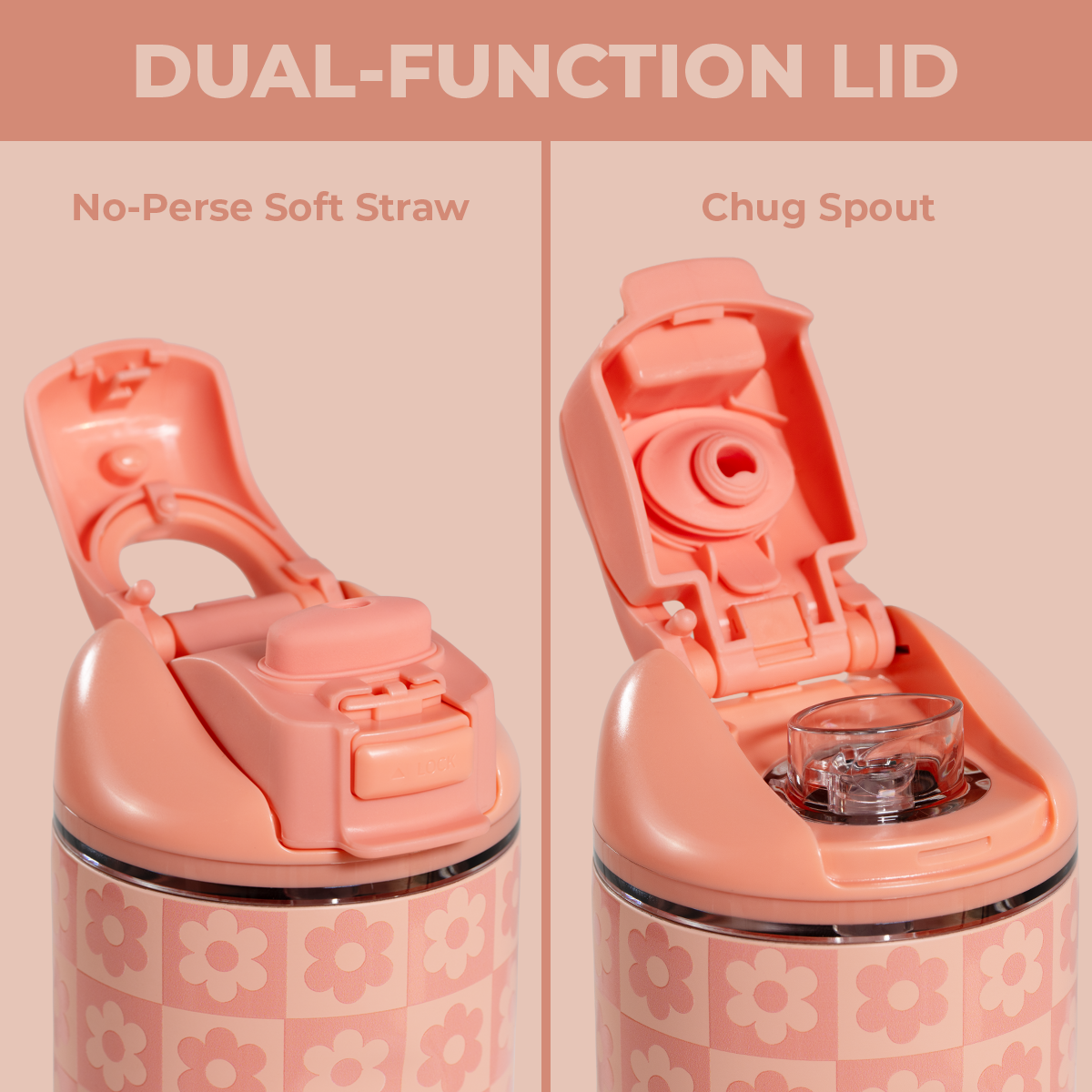 Ease2o 14oz - Daisy Checkers