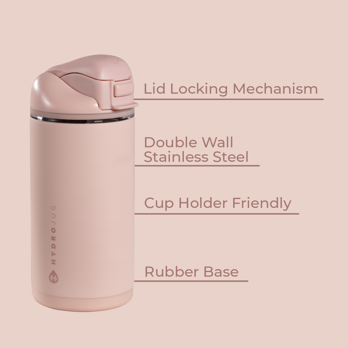 Ease2o 14oz - Dusty Rose