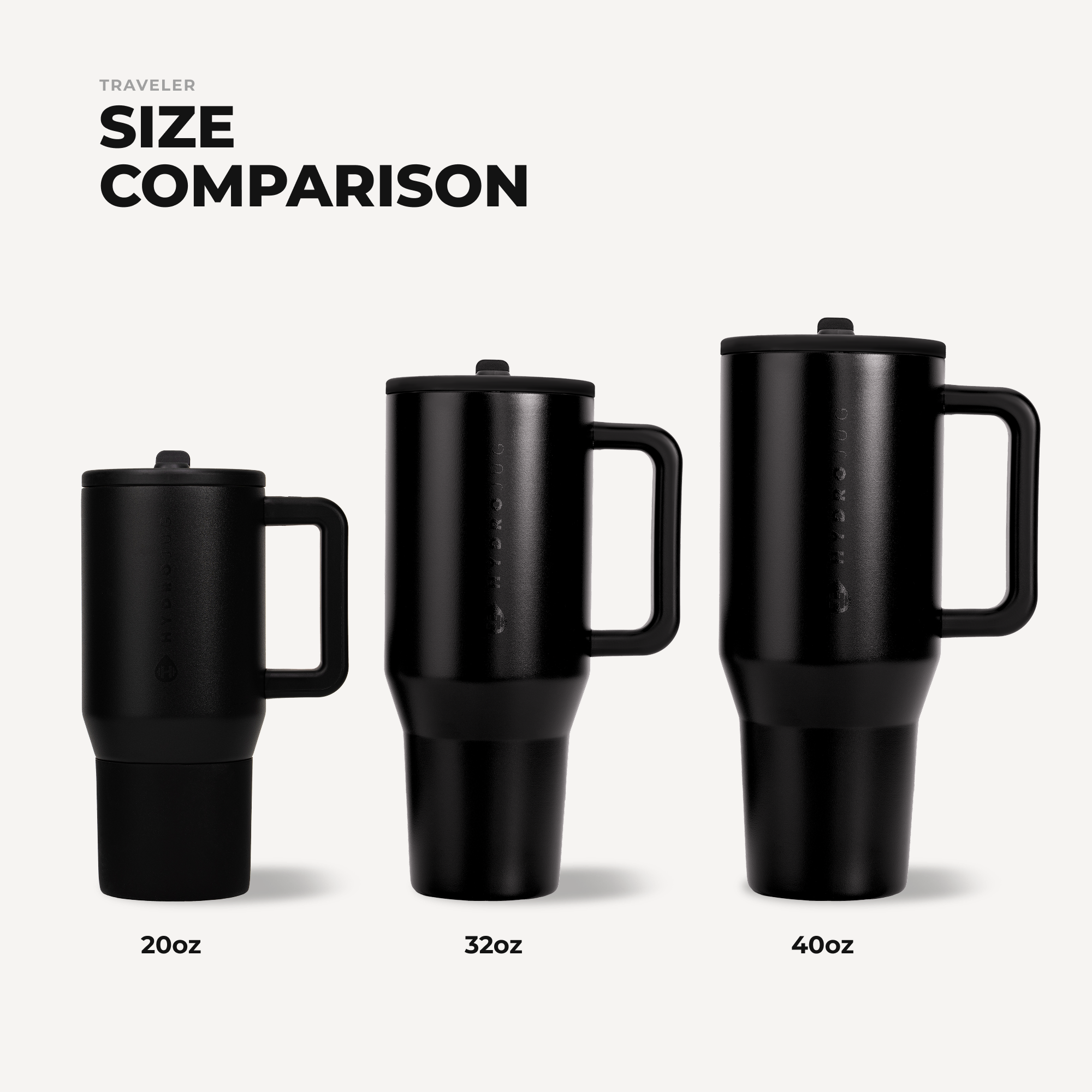 Traveler 32oz - Black